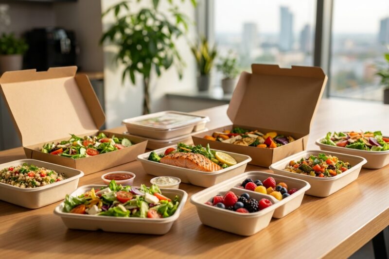 Catering dla firm Radom 2026 – Ranking diet pudełkowych i posiłków do biura