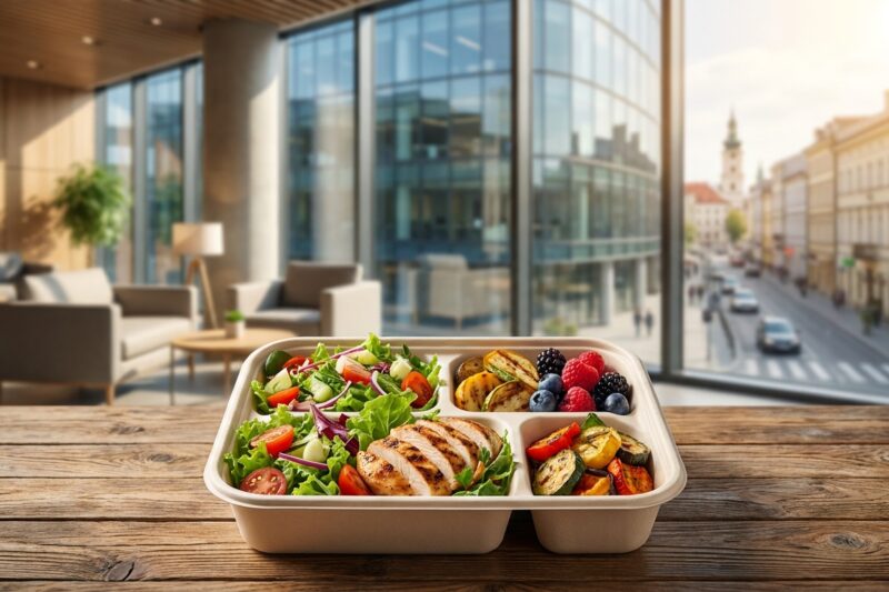 Catering dla firm Rzeszów 2026 – Ranking najlepszych diet pudełkowych i usług B2B