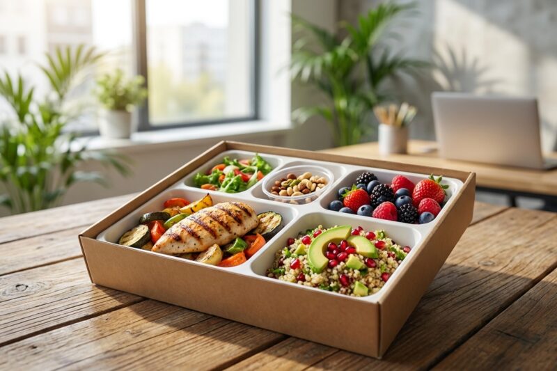 Najlepszy Catering dla Firm w Zabrzu 2026 – Ranking Diet Pudełkowych i Posiłków Biurowych