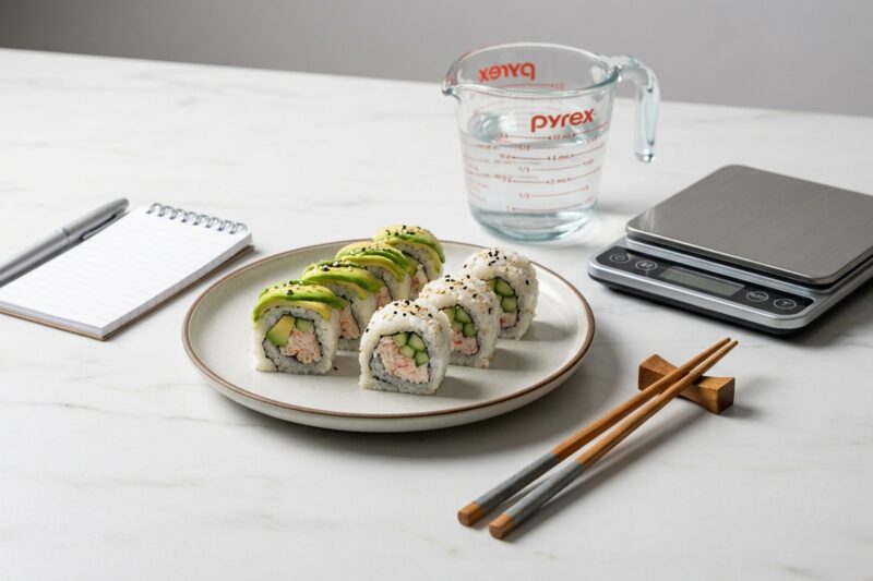 Ile kalorii ma sushi california?