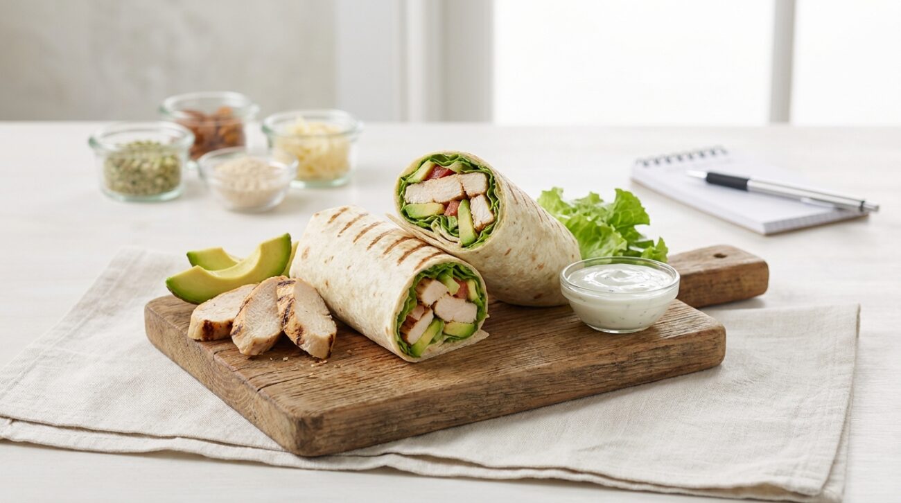 Ile kalorii ma wrap z kurczakiem?