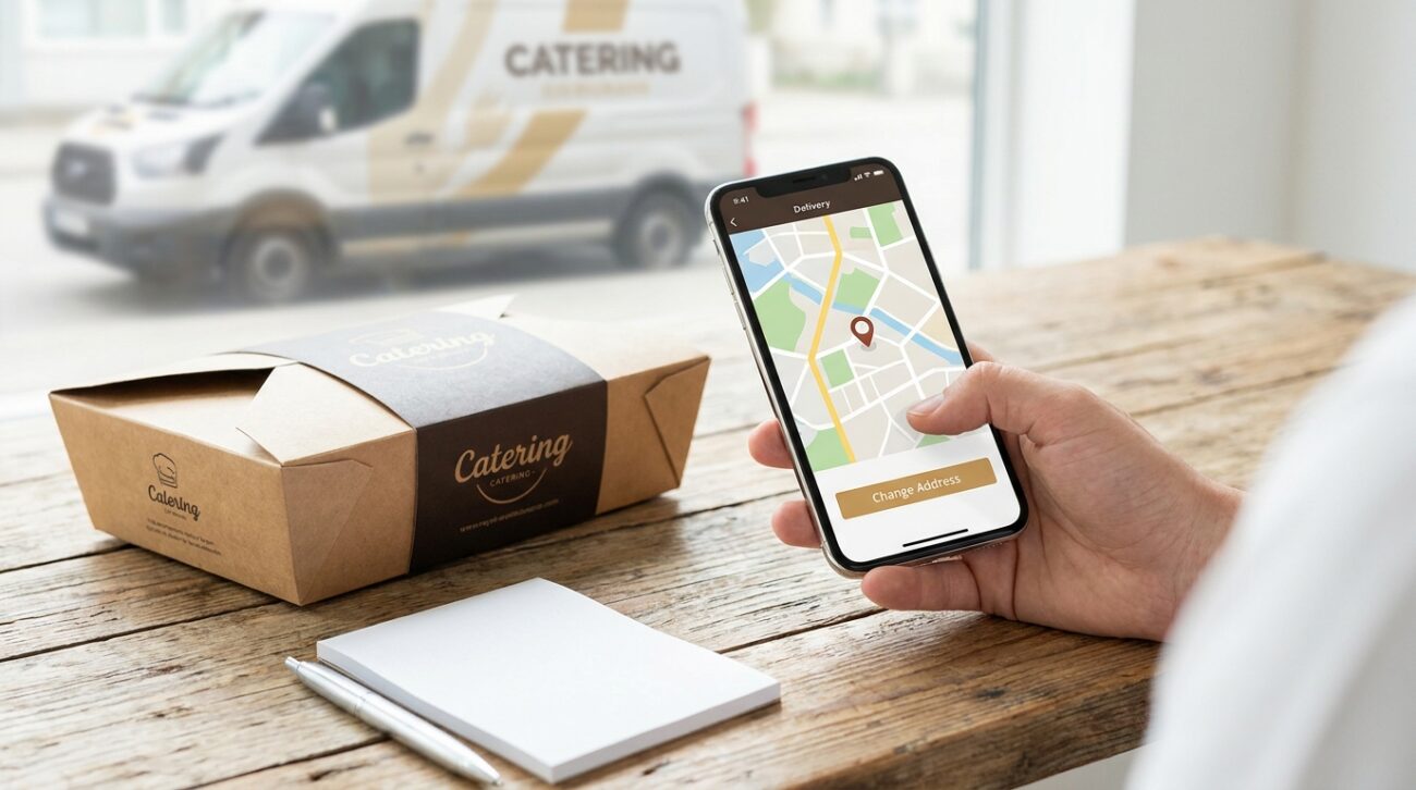 Jak zmienić adres dostawy cateringu?