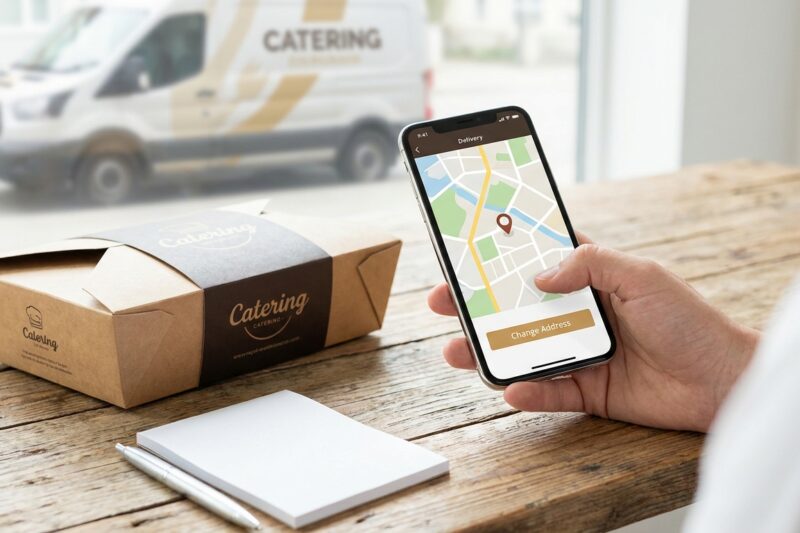 Jak zmienić adres dostawy cateringu?